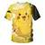 Camiseta Pokemon 3d desenho animado MNDK