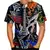 Imagem do Camiseta de rua Graffiti divertida, estampada em 3D, hip hop