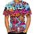 Camiseta de rua Graffiti divertida, estampada em 3D, hip hop - loja online
