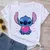 Novas camisetas femininas mangas curtas Stich - loja online