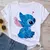 Novas camisetas femininas mangas curtas Stich na internet
