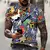 Camiseta de rua Graffiti divertida, estampada em 3D, hip hop - comprar online