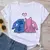 Novas camisetas femininas mangas curtas Stich na internet