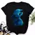 Novas camisetas femininas mangas curtas Stich na internet