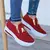 Sapato de plataforma slip-on