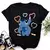 Novas camisetas femininas mangas curtas Stich