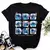 Imagem do Novas camisetas femininas mangas curtas Stich
