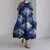 Elegante Vestido Verão Vintage Peixe Estampado - loja online