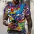 Camiseta de rua Graffiti divertida, estampada em 3D, hip hop - loja online
