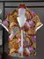 Camisa havaiana para homens engraçado padrão de comida rápida - Mandruk Store