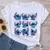 Novas camisetas femininas mangas curtas Stich