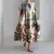 Elegante Vestido Verão Vintage Peixe Estampado - loja online