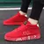 Imagem do Casal sapatos de skate mulheres e homens plana causal rendas confortáveis