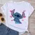 Novas camisetas femininas mangas curtas Stich - loja online