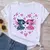 Novas camisetas femininas mangas curtas Stich - comprar online