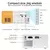 Imagem do Mini Projetor Portátil Home Theater, Smart TV Laser Beamer, Cinema 3D, Projetor