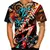 Camiseta de rua Graffiti divertida, estampada em 3D, hip hop