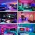 Luzes de tira LED USB Cor Mudar, 5050 RGB, fita flexível da lâmpada