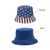 Bocca-pescador chapéu com bandeira de impressão