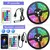 Luzes de tira LED USB Cor Mudar, 5050 RGB, fita flexível da lâmpada na internet