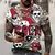 Camiseta de rua Graffiti divertida, estampada em 3D, hip hop - Mandruk Store