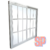 VENTANA 1.50X1.50 VIDRIO REPARTIDO ALUMINIO BLANCO