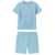 Conjunto Canelado Slim Azul-Bebê