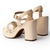 Sandália Modare Ultraconforto Strass Salto Grosso 7203 - comprar online