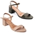 Imagem do Kit 2 Pares Sandália Vizzano Salto Grosso Feminina com Fivela Conforto