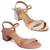Kit 2 Pares Sandália Vizzano Salto Grosso Feminina com Fivela Conforto - Krokodilus