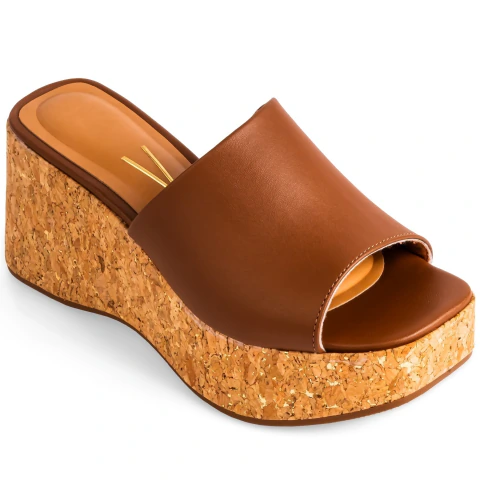 Tamanco Vizzano Anabela Feminino Confortável Original 6559
