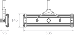 LIMPIA FONDO MANUAL ALUMNIO 48 - comprar online