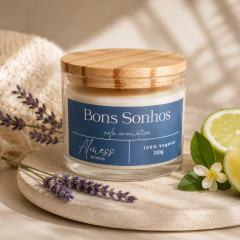 Vela Bons Sonhos | Para desacelerar a mente e preparar o corpo para o descanso