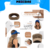 Kit 2 Viseiras Bonés Moda Blogueira Aba Longa Respirável Proteção Solar verão