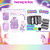 Kit Mochila Escolar Infantil Grande Capacidade Mais Estojo Escolar Grande Com 4 Compartimento - LF PRESENTES