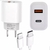 Carregador Ultra Rápido Turbo 9.1A Kit Carregador Tipo C 40W