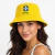 Chapéu Bucket Hat Boné Brasil Unissex Escudo Bordado Copa do Mundo Confortável e Resistente
