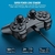 Imagem do Kit 2 Controles Compativel com P3 e PC Sem Fio Bluetooth Wireless Manete Vibração Dupla Joystick com Cabo Carregador