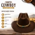 Chapéu Country Cowboy Barretos Sertanejo Rodeio Alta Resistência Conforto Premium na internet