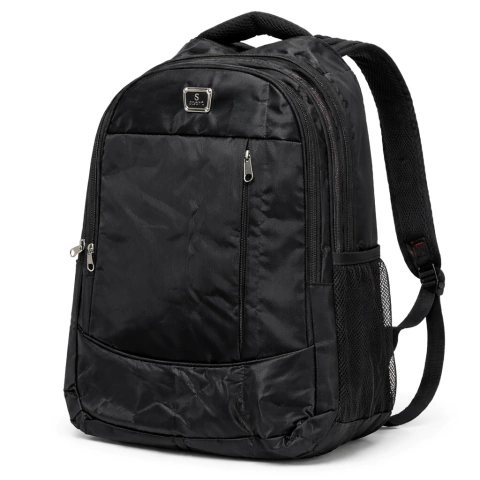 Mochila Escolar Executiva Preta Ideal Para Trabalho E Faculdade Volta às aulas