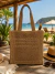 Bolsa de Palha Feminina Sacola Grande Quadrada de Ombro Moda Praia Verão na internet