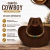 Chapéu Country Cowboy Barretos Sertanejo Rodeio Alta Resistência Conforto Premium - comprar online