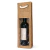 Kit 50 Sacos Porta Garrafa de Vinho em Juta com Visor Transparente – Embalagem Premium para Presente