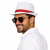 Chapéu Fedora Moda Panamá Malandro Carioca Branco - comprar online
