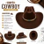 Chapéu Country Cowboy Barretos Sertanejo Rodeio Alta Resistência Conforto Premium - LF PRESENTES