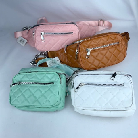Bolsa Pochete Feminina Moda Blogueira Estilosa Com Corrente