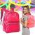 Mochila Transparente Neon Juvenil Feminina Escola Praia Piscina - comprar online