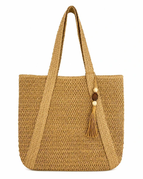 Bolsa Feminina Tote Sacola De Praia de Ombro Espaçosa Moda Verão
