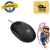 Mouse usb Bright preto com 5 unidades - LF PRESENTES