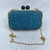 Imagem do Bolsa Clutch Textura Palha Com Alça de Ombro Tranversal Festa Casamento